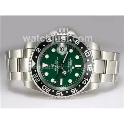 Rolex Gmt Master Ii 50th Anniversary Automatic Movement Green Dial With Black Bezel