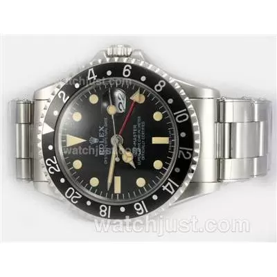 Rolex Gmt Master Ref 1675 Vintage Edition Black Bezel Same Chassis As Version