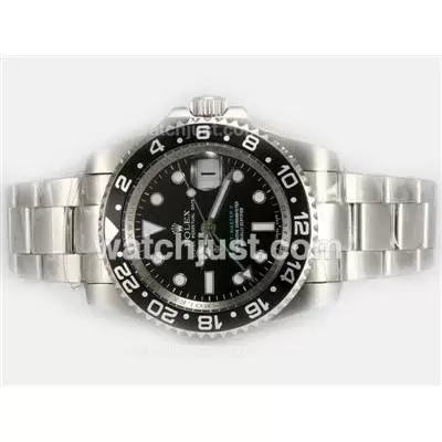 Rolex Gmt Master Ii 50th Anniversary Automatic Movement With Black Date Wheel New Version