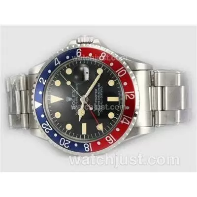 Rolex Gmt Master Ref 1675 Vintage Edition Red/blue Bezel Same Chassis As Version