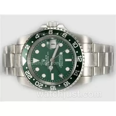 Rolex Gmt Master Ii Automatic Movement With Green Dial And Bezel