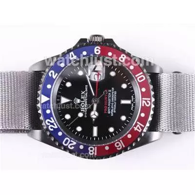 Rolex Gmt Mater Ii Automatic Movement Pvd Case Pro Hunter Special Edition