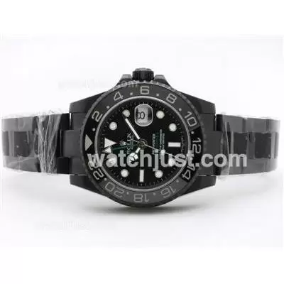 Rolex Gmt Master Ii Automatic Movement Full Pvd With Ceramic Bezel Pro Hunter Edition