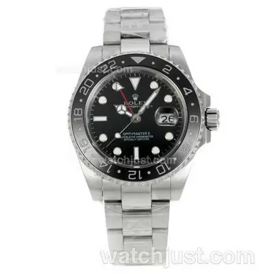 Rolex Gmt Master Ii Automatic With Red Gmt Hand Ceramic Bezel