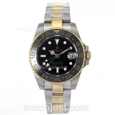 Rolex Gmt Master Ii Automatic Two Tone With Ceramic Bezel Lady Size