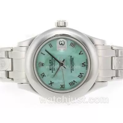 Rolex Masterpiece Automatic Movement Roman Marking With Green Mop Dial