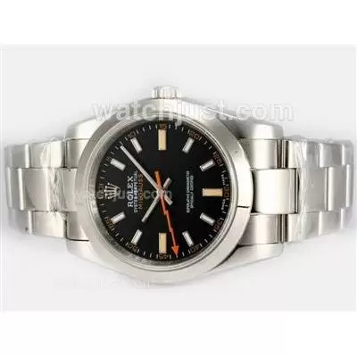 Rolex Milgauss Automatic With Black Dial New Version