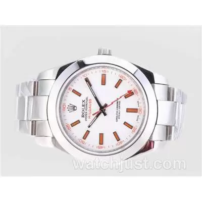 Rolex Milgauss Automatic Movement With Orange Marking Correct Size