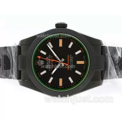 Rolex Pro Hunter Milguass Full Pvd With Movement Same Structure As Eta Version High Quality