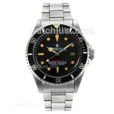 Rolex Sea Dweller Automatic Movement Vintage Edition With Black Dial Orange Marking