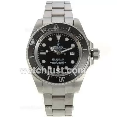 Rolex Sea Dweller Automatic Ceramic Bezel With Black Dial S/s