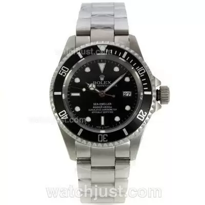 Rolex Sea Dweller Super Luminous Original Automatic Movement Pvd Bezel With Black Dial S/s 1:1 Version