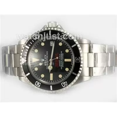 Rolex Sea Dweller Automatic Movement With Black Dial(double Red Marking) Vintage Edition