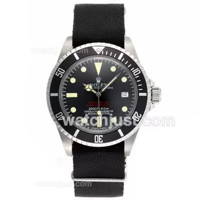 Rolex Sea Dweller Submariner 2000 Ref.1665 Automatic Vintage Edition Black Nylon Strap