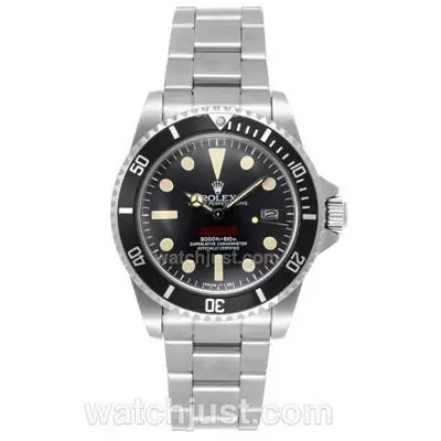 Rolex Sea Dweller Submariner 2000 Automatic Movement With Black Dial S/s Vintage Edition