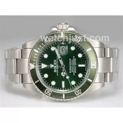 Rolex Submariner Automatic With Green Bezel And Dial