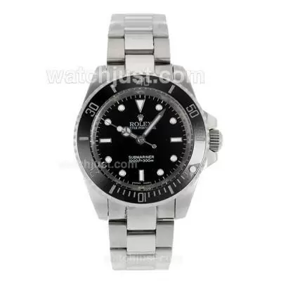 Rolex Submariner Automatic Ceramic Bezel With Black Dial S/s Sapphire Glass