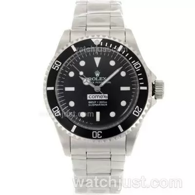 Rolex Submariner Comex Automatic Movement With Black Dial S/s Vintage Edition