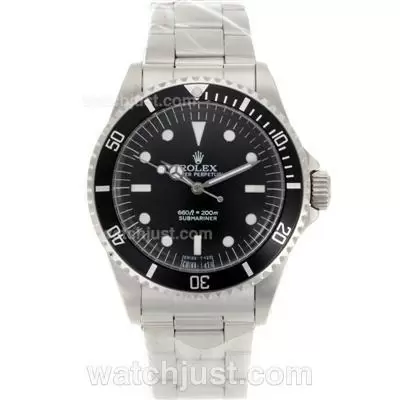 Rolex Submariner Automatic Movement With Black Dial S/s Vintage Edition