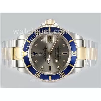 Rolex Submariner Automatic Movement With 14k Wrapped Gold Two Tone