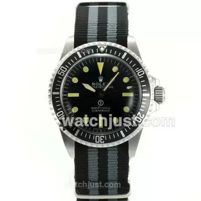 Rolex Submariner Ref 5517 Automatic Movement Nylon Strap Vintage Edition