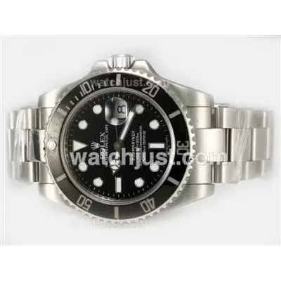 Rolex Submariner Automatic Movement With Black Dial Ceramic Bezel