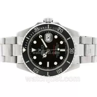 Rolex Submariner Automatic With Red Sub Markers Ceramic Bezel