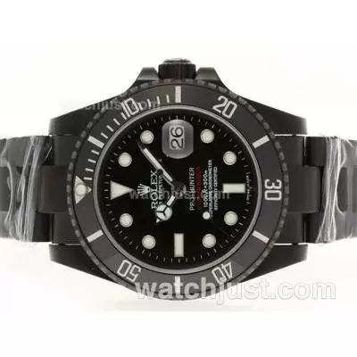 Rolex Submariner Pro Hunter Automatic Movement Full Pvd With Ceramic Bezel