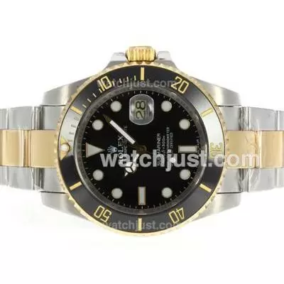 Rolex Submariner Automatic Movement Two Tone With Ceramic Bezel 2009 Updated Version