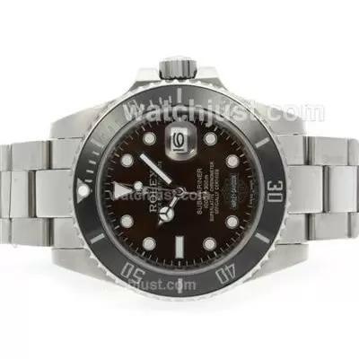 Rolex Submariner Harley Davidson Automatic With Brown Dial Ceramic Bezel