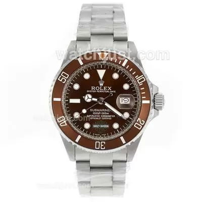 Rolex Submariner Harley Davidson Automatic With Brown Dial And Bezel Updated Version