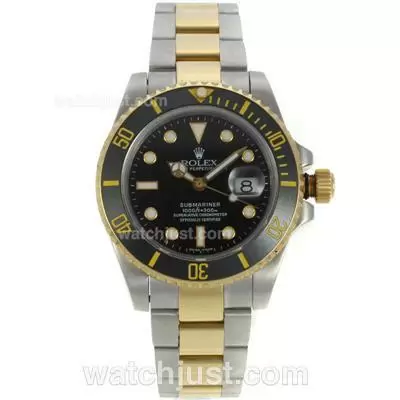 Rolex Submariner Automatic Movement Two Tone With Ceramic Bezel