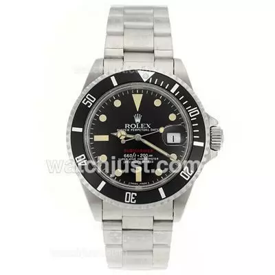 Rolex Submariner Automatic With Black Dial Vintage Edition