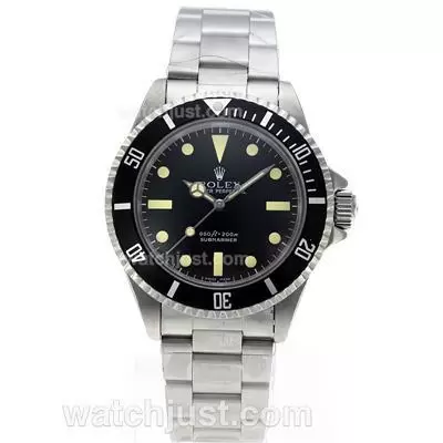 Rolex Submariner Automatic With Black Dial Vintage Edition