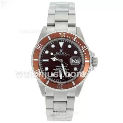 Rolex Submariner Automatic With Brown Dial S/s