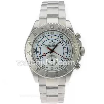 Rolex Yacht Master Ii Automatic With White Dial S/s Same Structure As Eta Version High Quality