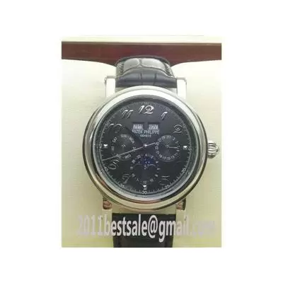 Patek Philippe Complications Black Dial Arabic Numerals