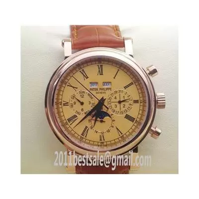 Patek Philippe Complications Perpetual Calendar Yellow Dial