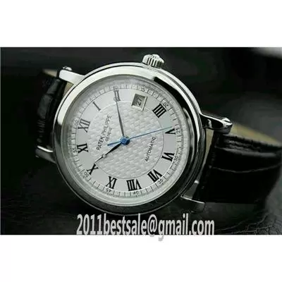 Patek Philippe Calatrava White Dial With Dual Numerals