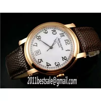 Swiss Patek Philippe Watches Swiss Eta 2824 Movement White Dial