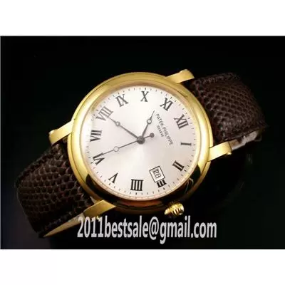 Swiss Patek Philippe Watches Swiss Eta 2824 Movement White Dial