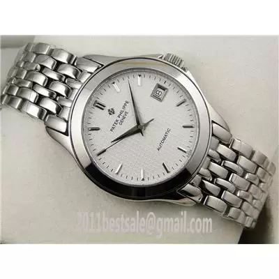 Patek Philippe Watches Swiss Eta 2824 Movement White Dial