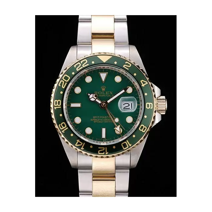 Swiss Rolex Gmt Master Ii Green Ceramic Bezel Green Dial Tachymeter Best Luxury Watches