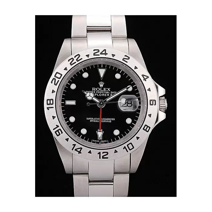 Swiss Rolex Explorer Stainless Steel Black Dial Tachymeter Best Luxury Watches