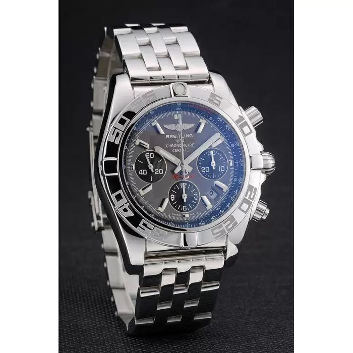 Swiss Swiss Made Certifi Stainless Steel Bezel Navy Dial