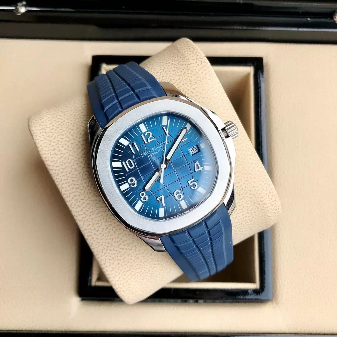 Patek Philippe Nautilus Blue Dial Stainless Steel Case