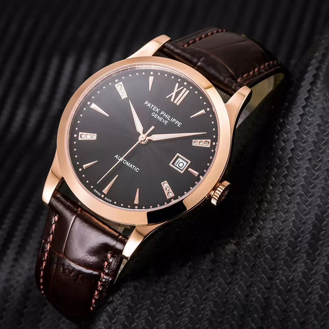 Swiss Patek Philippe With Leather Strap