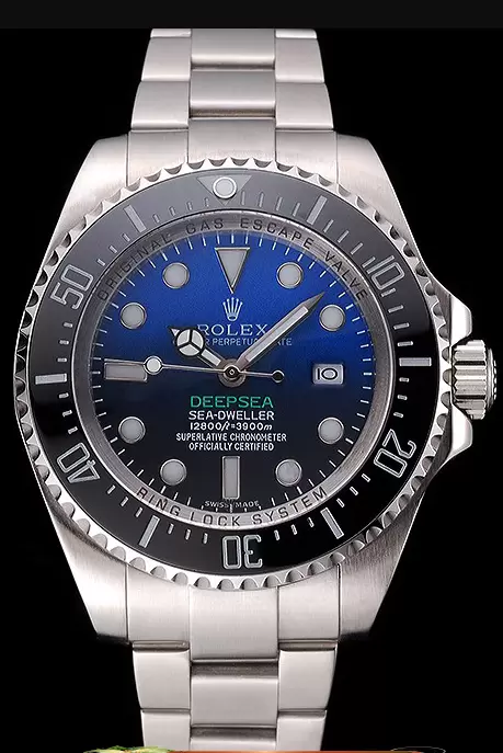 Swiss Rolex Deepsea Dweller James Cameron Stainless Steel Case And Bracelet